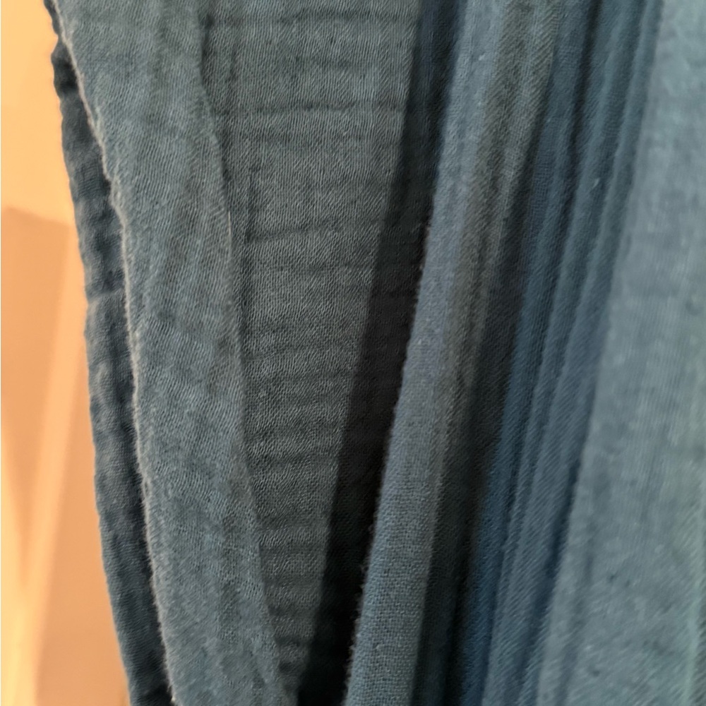 🌸J. Jill Gauze Deep Teal Dress (LP) - Picture 3 of 5